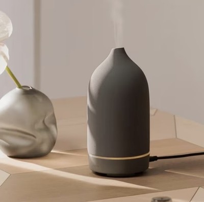 Vitruvi Stone Diffuser in Charcoal