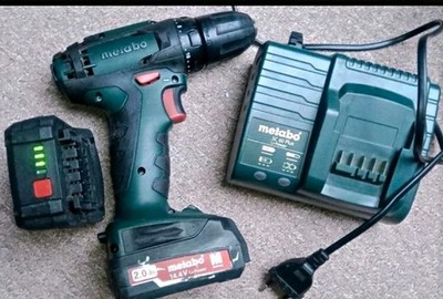 Metabo BS 14.4 LT Akku-Bohrschrauber 14,4 V Li-Ion 2x2,0 Ah + Ladegerät