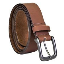 Timberland Men's Genuine Leather Belt – Classic, Casual Everyday Dress Belt