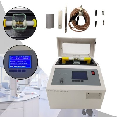 110V 200W 0~80 kV Insulation Oil Dielectric Strength Tester 0.5,1,2,3,5 kV/s