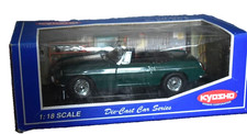 KYOSHO 1/18 MG-B Mk-1 British Green Roadster