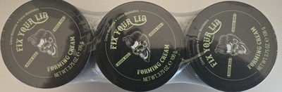 Fix Your Lid Hair Forming Cream Medium Hold Medium Shine 3.75 oz 3 Pack