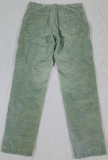 Anthropologie Utility Pants Women's 29 Green Floral The Wanderer Mid Rise Y2K