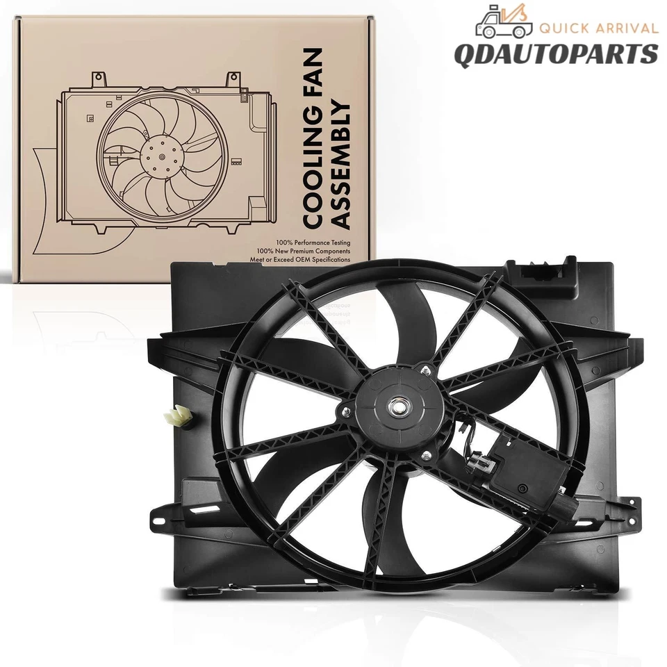 New Engine Cooling Fan Assembly For 2006-2011 Lincoln Town Car 4.6L 8W1Z8C607A Foto 2 de 4