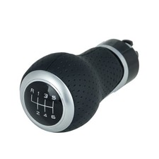 Schaltknauf Leder Schalthebel für Audi A1 A3 A4 A5 A6 Q3 Q5 Knauf perf. 6 Gang