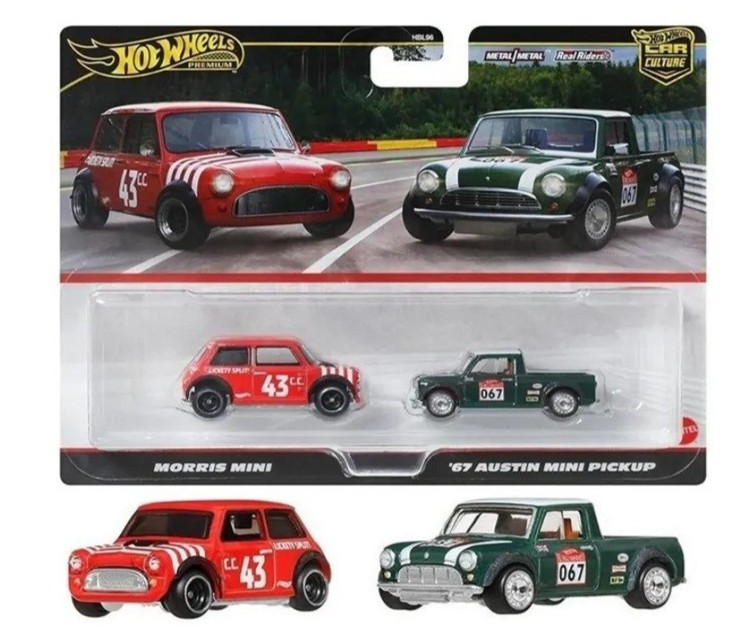 Hotwheels Premium Car Culture - Morris Mini - '67 Austin Mini Pickup