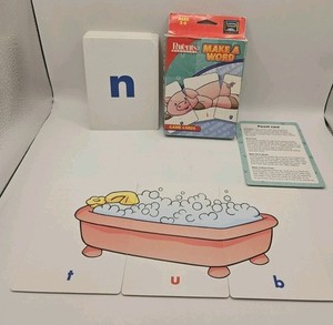 MAKE A WORD Learning Horizons Educational Spelling Game Cards Parents Magazine 