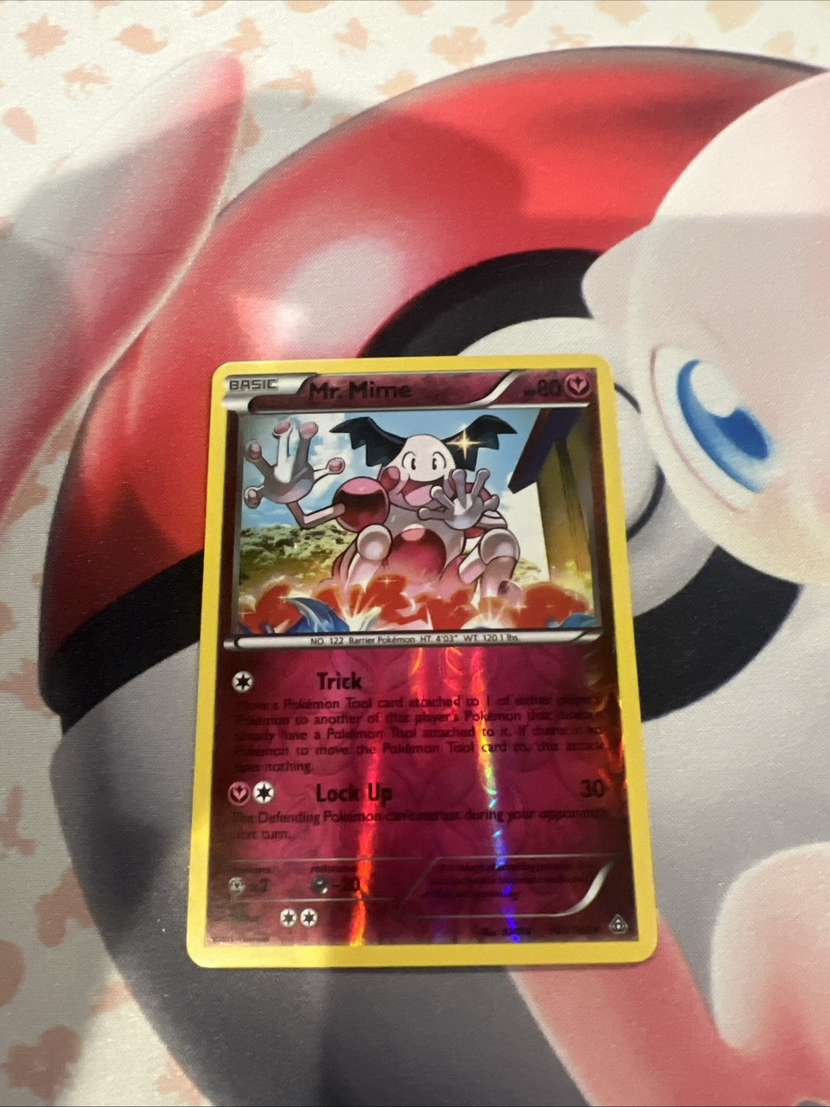 Pokemon - Mr. Mime - 101/160 - Uncommon - Reverse Holo - XY - Primal Clash - NM