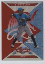 2025 Panini Crusade Crusade Red 9/25 Starlyn Caba #88 0o2b