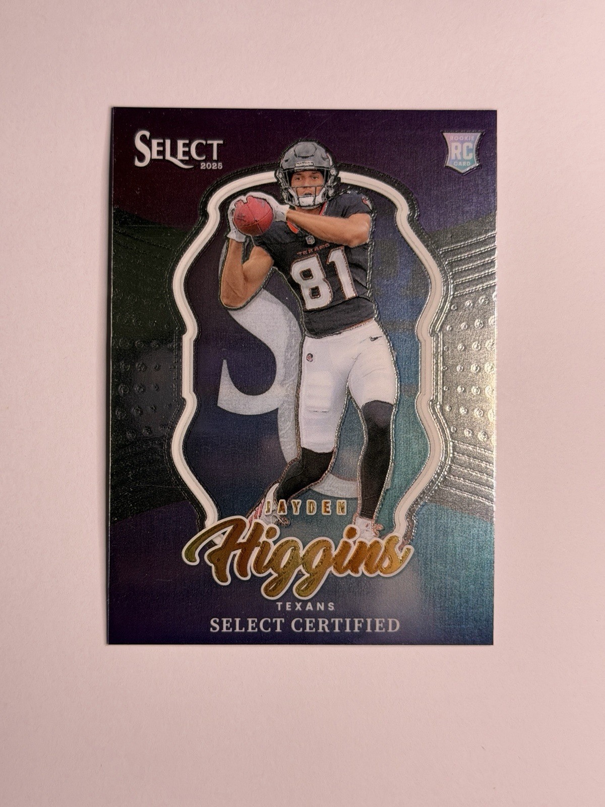 2025 Panini Select - Select Certified Rookies Jayden Higgins #19 (RC)