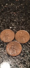 3 X Beautiful Condition Farthing Coins 1927/28/29 As Per Images