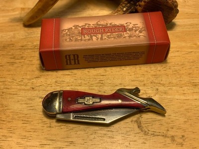 Rough Ryder Purple Smooth Bone Lady Leg 3 1/4