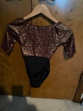 Natalie Leotard Size Small 2-Tone Beautiful design