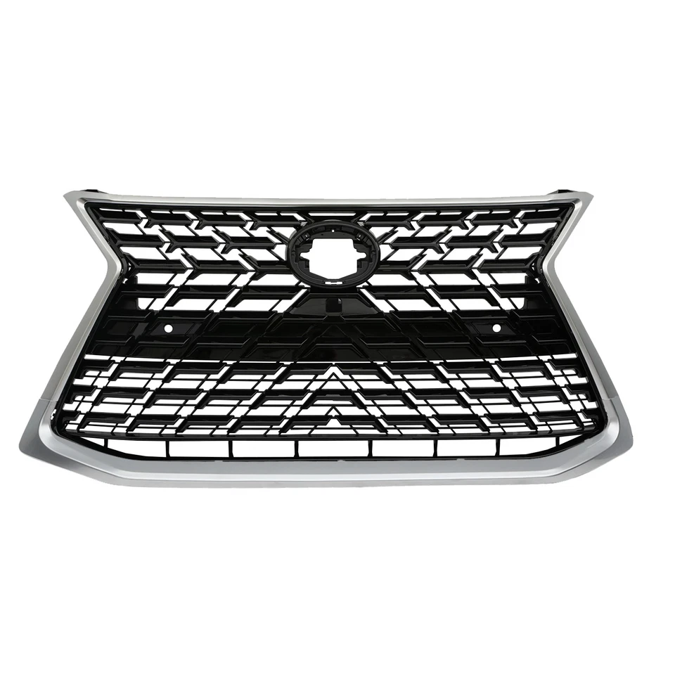 Compatível com 2016-2021 Lexus LX570 conversão estilo F-Sport grade dianteira cromada - Imagem 4 de 4