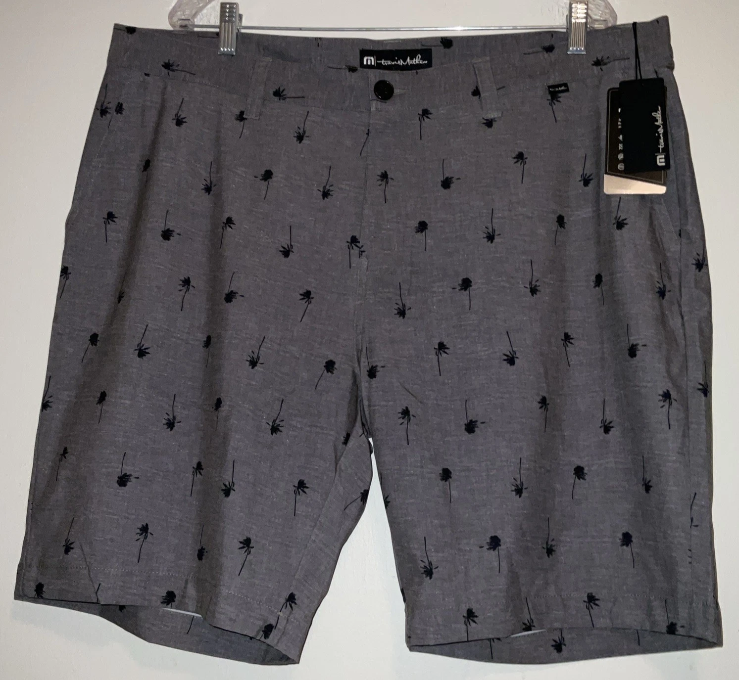 TRAVIS MATHEW GOLF SHORTS BUT WHY HEATHER GREY SIZE 40x9 NWT