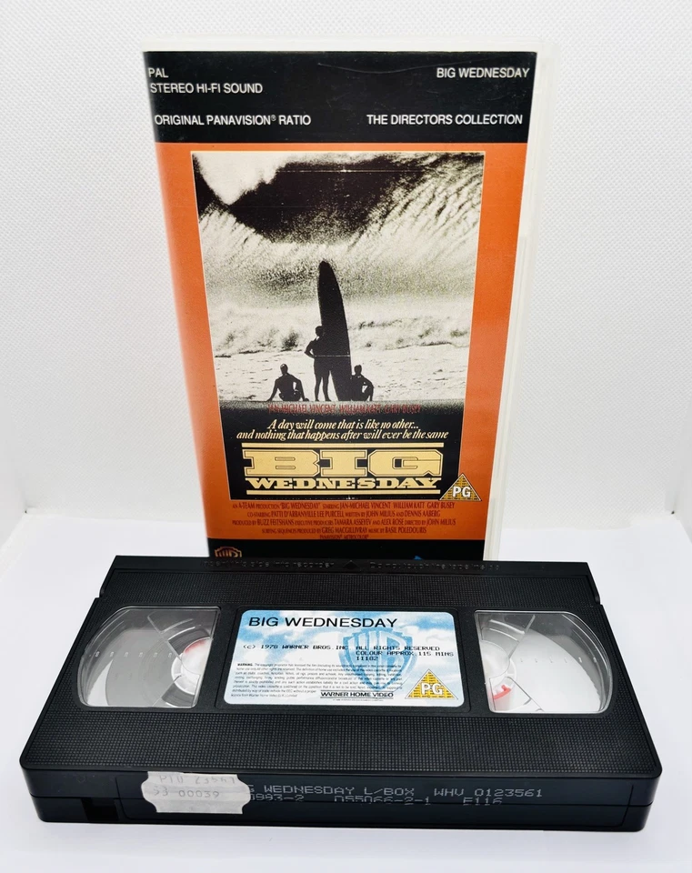 Big Wednesday Video VHS Surf Surfing Film Tartan VideoCert PG 1992  - Image 4 of 4