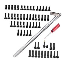 Tire Valve Stem Puller Set  1 x Valve Stem Installer, 60 x Brass Ozone