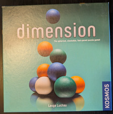 DIMENSION Board Game KOSMOS USED/GOOD COND/100%COMPLETE/LOW COST SHIPPING/INT'L