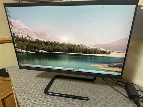 LENOVO - IdeaCentre AIO 3 24" All-in-One PC - AMD Ryzen 5 ,256 GB SSD 16GB ddr4 - Afbeelding 2 van 8