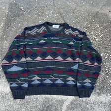 Beautiful 80s 100 Percent Acrylic Sweater  