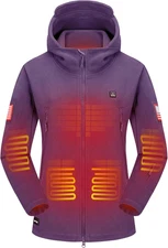 Heated Jacket Polar Fleece with 12V Battery Pack Soft Fleece Electric Heating Ho