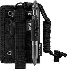 IronSeals Tactical ID Card Holder Hook  Loop Patch Badge Holder Detachable Quic