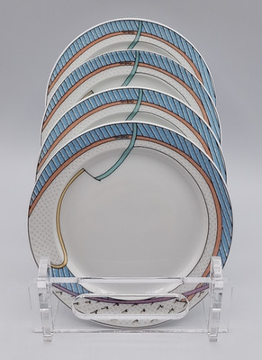 Rosenthal New Wave Bread Plate Dorothy Hafner 6 3/8'' Diameter Set of 4