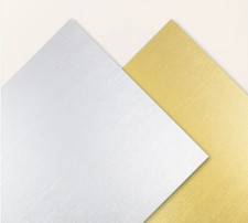 Stampin' Up 6 x 6 Brushed Silver and Gold Foil Specialty Paper 12 sheets 