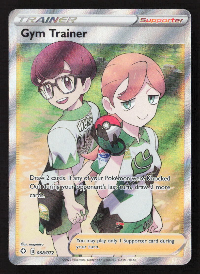 Gym Trainer (Full Art) Ultra Rare Shining Fates 068/072 NM