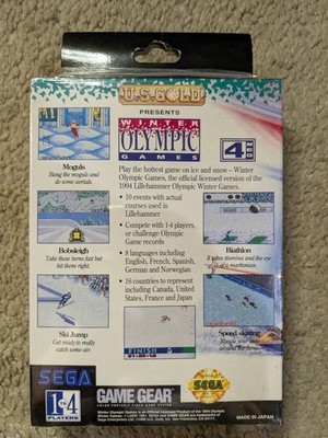 WINTER OLYMPICS SEGA GAME-GEAR (GG) EURO (BOITE ABIMEE/SANS CALE - BOX DAMAGED/WITHOUT HOLD) sur Game gear - Trader Games