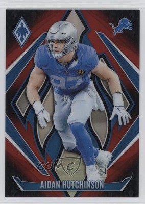 2024 Panini Phoenix Red Fade 53/299 Aidan Hutchinson #4 8mm