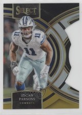 2023 Panini Select Premier Level Black & Gold Prizm Die-Cut Micah Parsons 1c0k