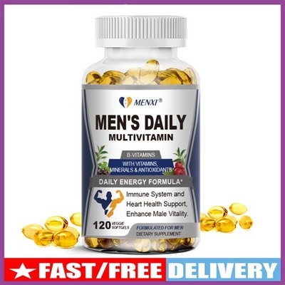 MultiVitamin 120 Capsules Women & Men Multivitamin Multimineral Daily Supplement