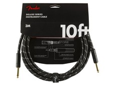 Fender Deluxe Series Instrument Cable 3m (Black Tweed)