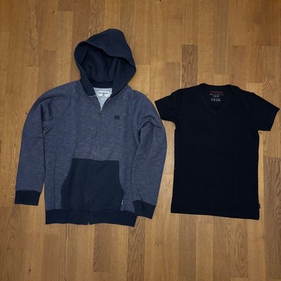 Bekleidungs-Paket Hoodie Kapuzenpulli Sweatjacke Billabong+Vingino Shirt 146/152