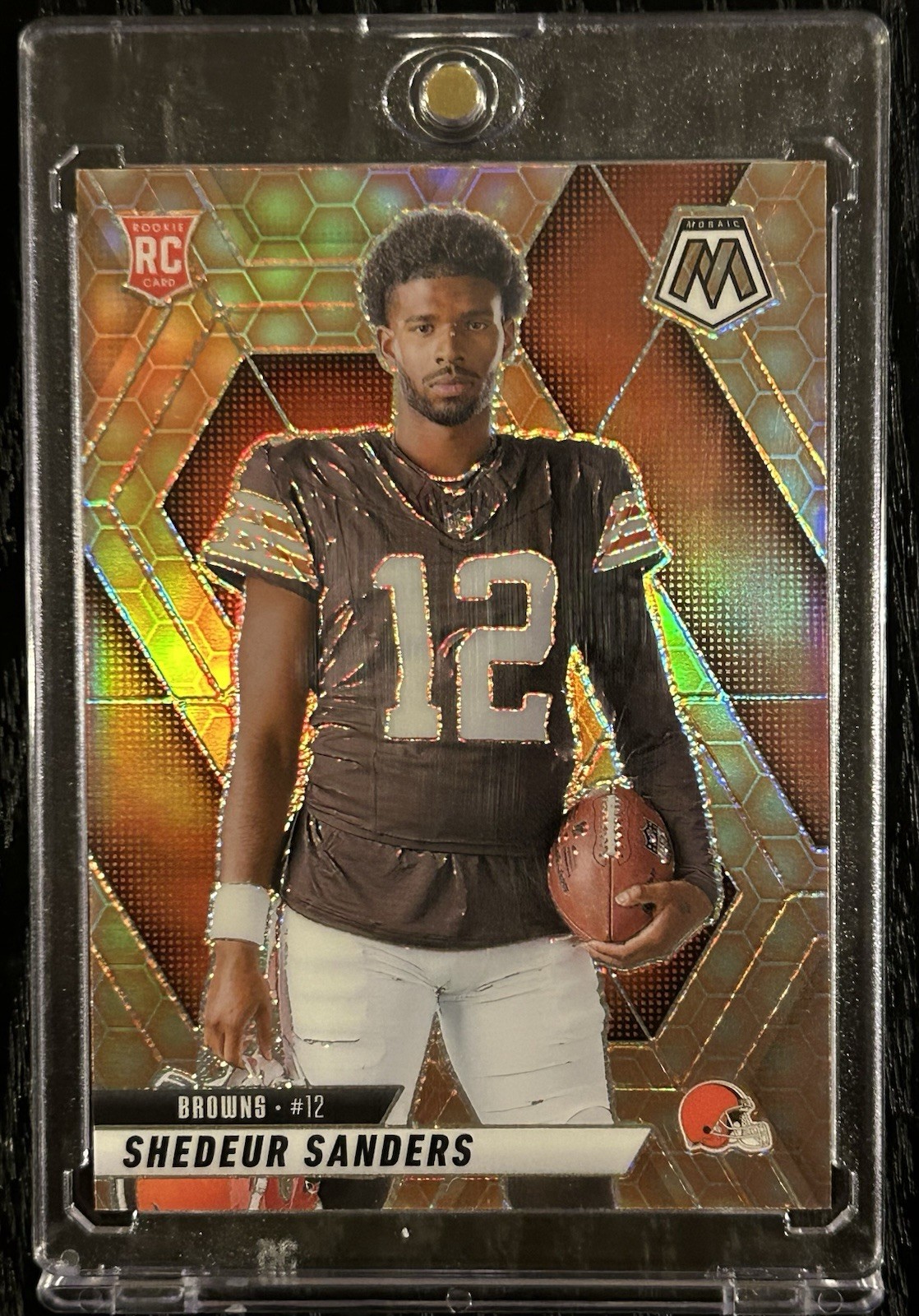 2025 Mosaic Shedeur Sanders Honeycomb Variation SSP Case Hit #290 RC 🔥