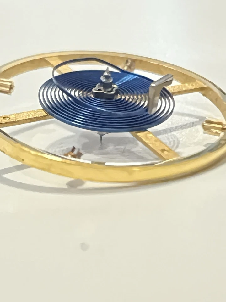 Original Rolex 3135 432 BALANCE COMPLETO AZUL muelle de pelo PRIMAVERA Foto 2 de 3