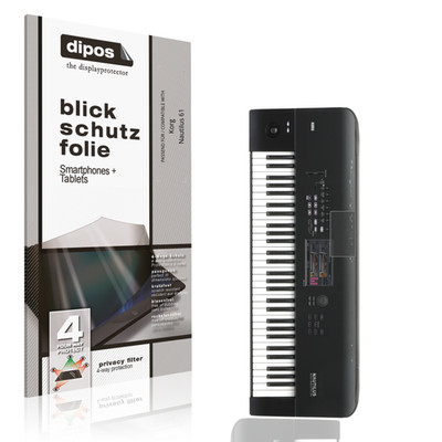 Blickschutzfolie für Korg Nautilus 61 matt Schutzfolie Folie Display Schutz