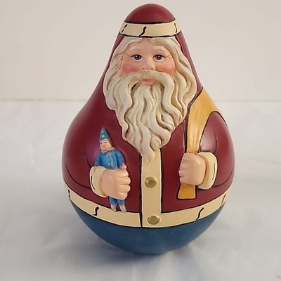 1996 Vintage Lenox The Collectors Treasury Of Santas Roly Poly 