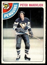 1978-79 O-Pee-Chee Hockey Card Pete Mahovlich Pittsburgh Penguins #51 EX-MT