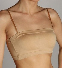 NWT Fashion Forms M Strapless Bandeau Bra 27692 Beige 90554