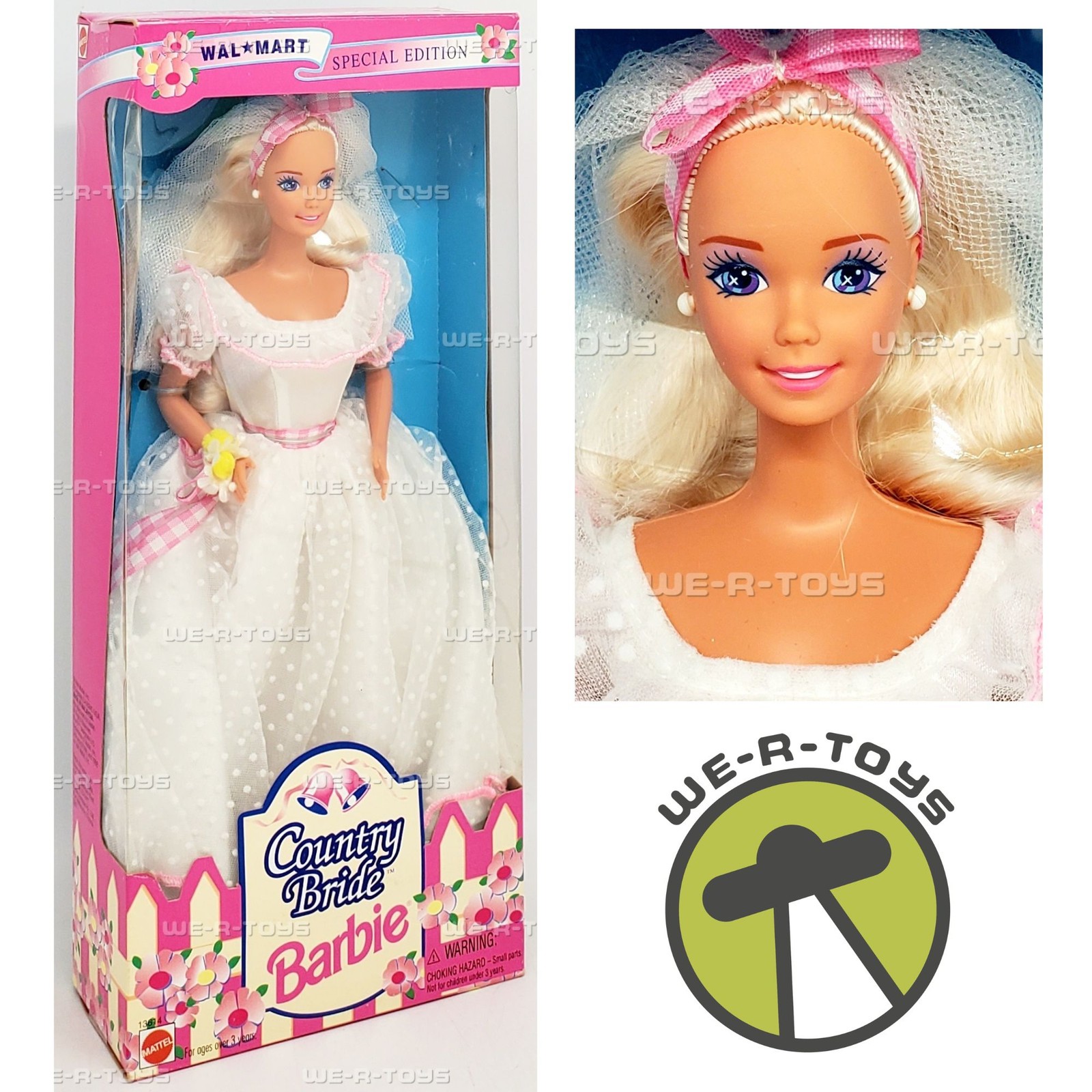 Country Bride Barbie Doll Walmart Special Edition 1994 Mattel13614