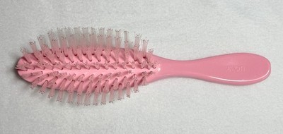 VTG NOS Avon Pink Flair Brush With Clear Bristles