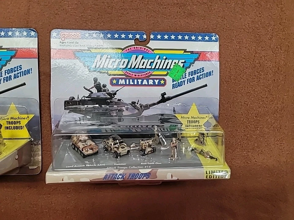 LOT: Micro Machines Attack Troops #14 Combat Command #15 Military Sets Galoob !! - Image 3 of 4