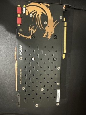 MSI GeForce GTX 980 Ti 6GB Limited Golden Edition Gaming Graphics Card Working