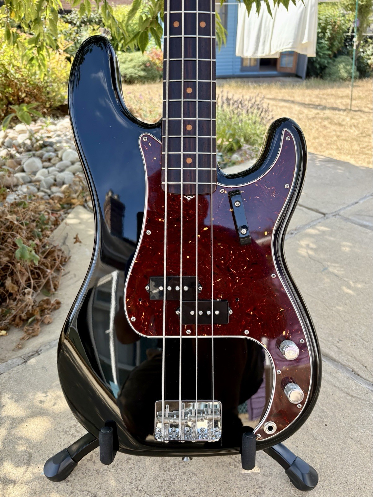 Fender American Vintage II 1960 Precision Bass Guitar Black
