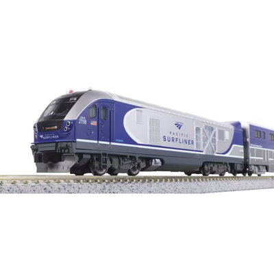 KATO 106-9010 N Gauge Amtrak SC-44 Charger Pacific Surfliner 8-Car KATO 106-9010 N Gauge Amtrak SC-44 Charger Pacific Surfliner 8-Car