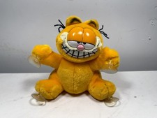 Vintage Garfield Window Suction Cup Plush 6  fine toy 1978 Great Condition 