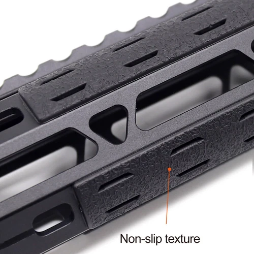 Black M-lok Handguard Protector Resistant Plastic Rail Cover for Mlok System - Picture 8 of 9