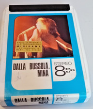 STEREO 8    MINA - DALLA BUSSOLA 1972 -  - 8-TRACK - RARE in ottimo stato